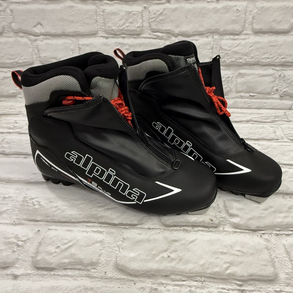 Alpina T5‎ Plus Touring Cross Country Ski Boots EU 43 US 9.5 Thinsulate - Nice!!